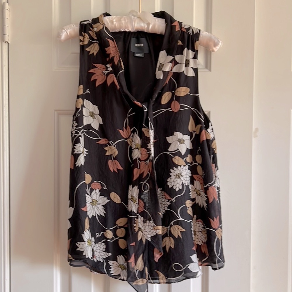 Maeve floral sleeveless blouse
